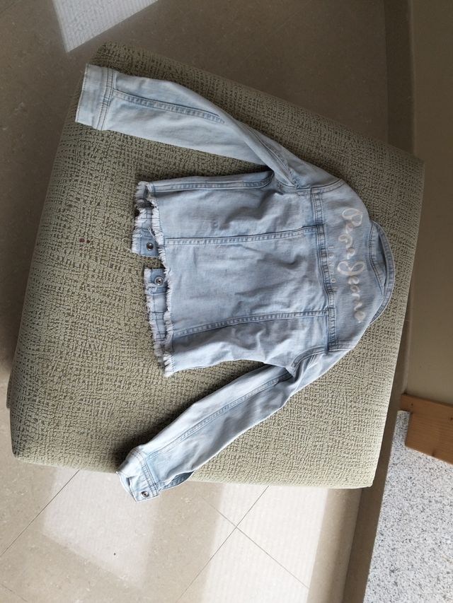 Cazadora vaquera niña 116cm