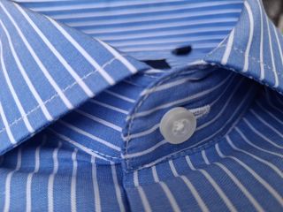 Camicia Uomo Blu a Righe