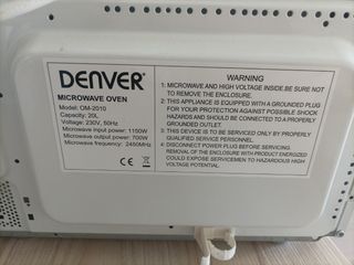 Microondas Denver OM-2010 blanco