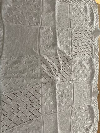 Manta bebé Zara Home blanca