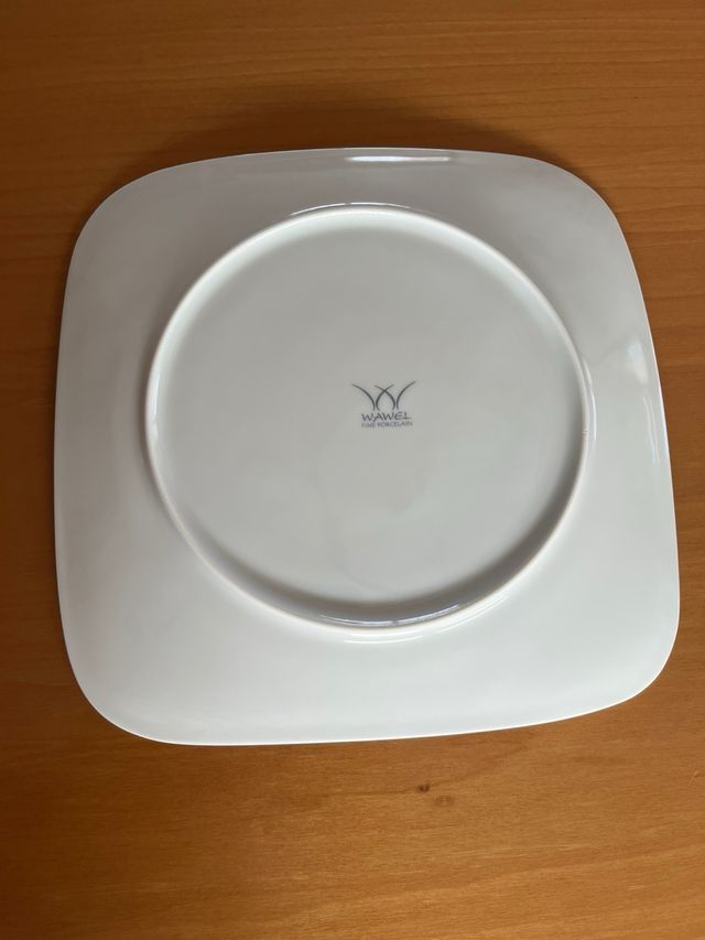 Vajilla porcelana blanca a estrenar - 14 piezas