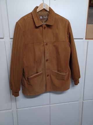 Chaqueta ante y punto caballero.