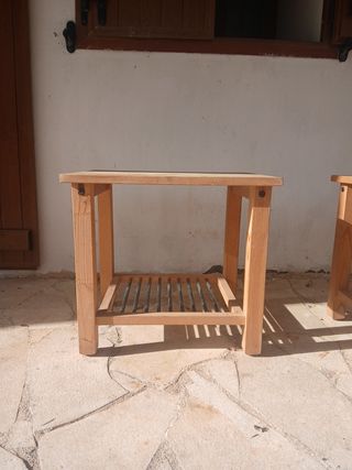 Mesillas noche madera - 2 uds.