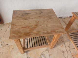 Mesillas noche madera - 2 uds.