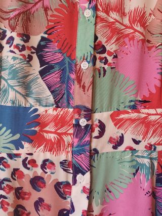 Vestido midi estampado floral