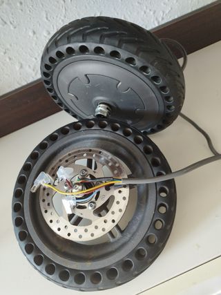 Kit Motor y rueda trasera de patinete Xiaomi 
