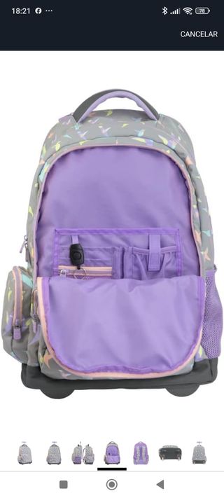 Mochila Milan 625601SCL con ruedas