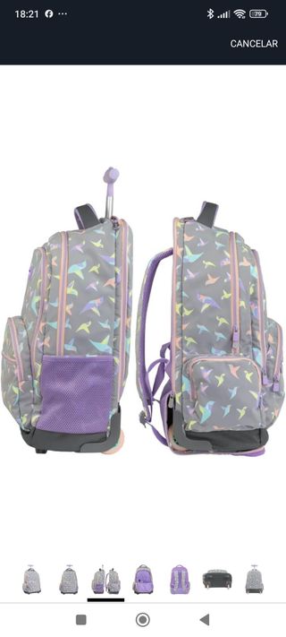 Mochila Milan 625601SCL con ruedas