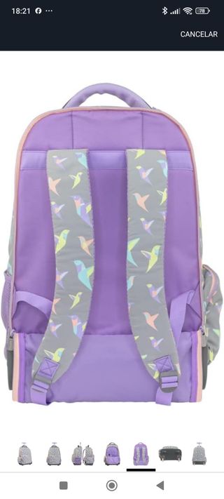 Mochila Milan 625601SCL con ruedas