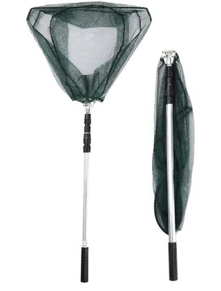 Red Pesca Ajustable Plegable Mango Largo