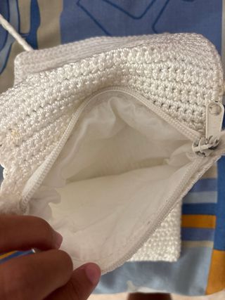 Bolso crochet blanco