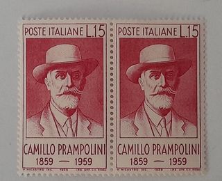 Francobolli Camillo Prampolini 1959