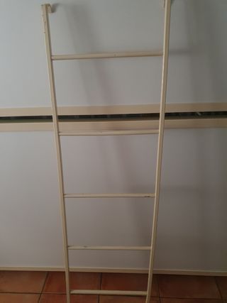 Litera abatible 90cm - Blanca y beige URGE