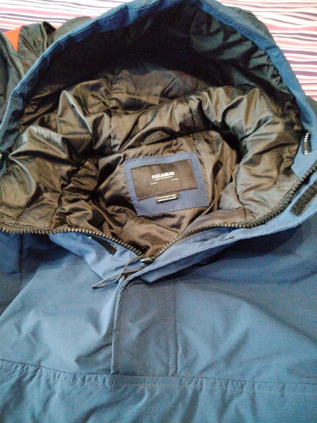 Chaqueta Pull&Bear azul marino talla S