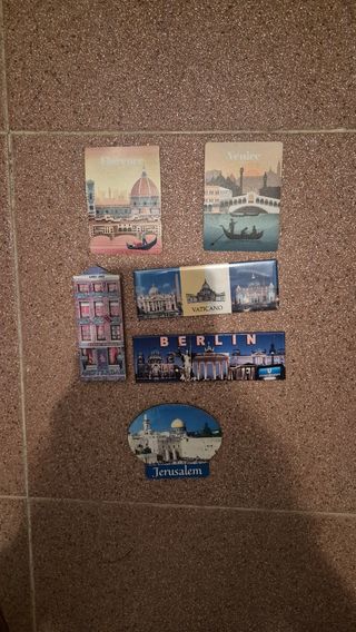 6 Imanes Nevera Ciudades Europa