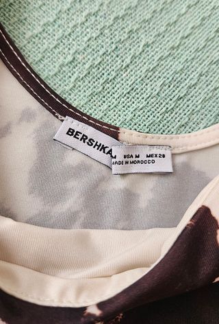 Body Bershka Animal Print NUEVO