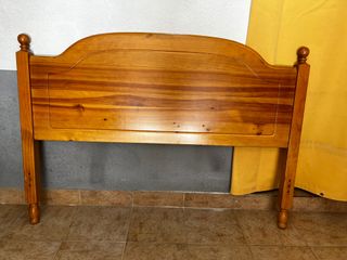 Cabecero cama madera maciza