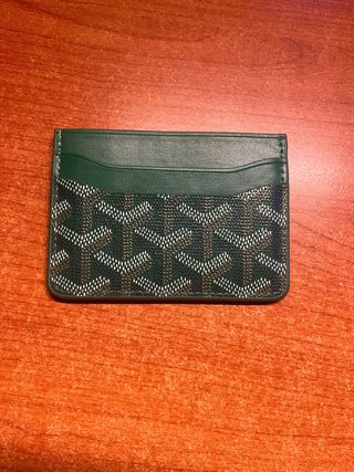 Porta carte Goyard verde