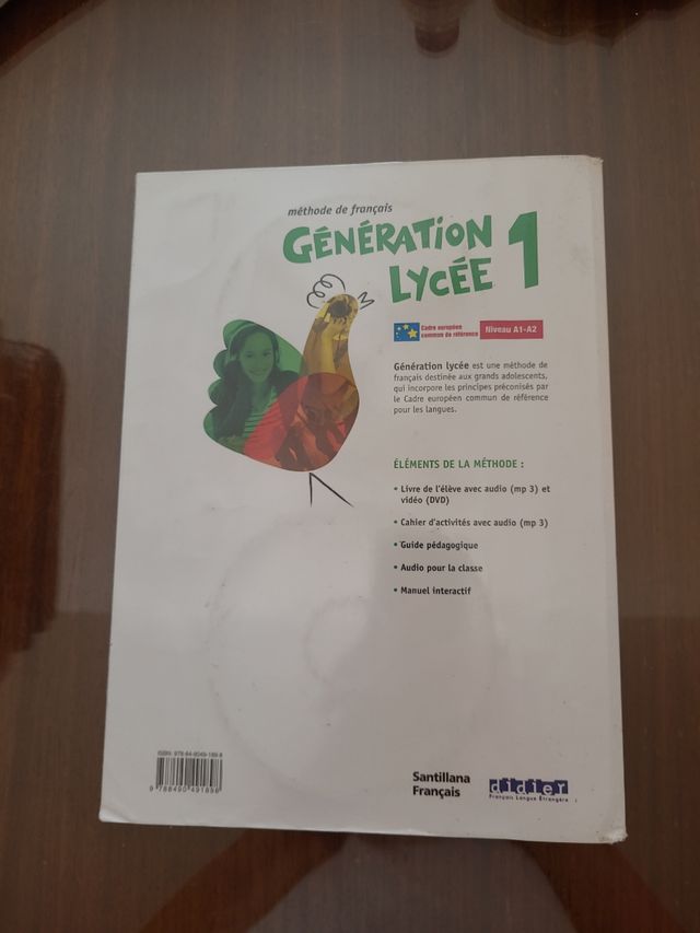 GENERATION LYCEE A1/A2 ELEVE+CD+DVD