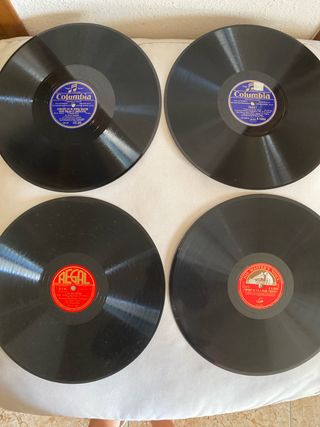 4 Discos de pizarra 30cm de diámetro.-5
