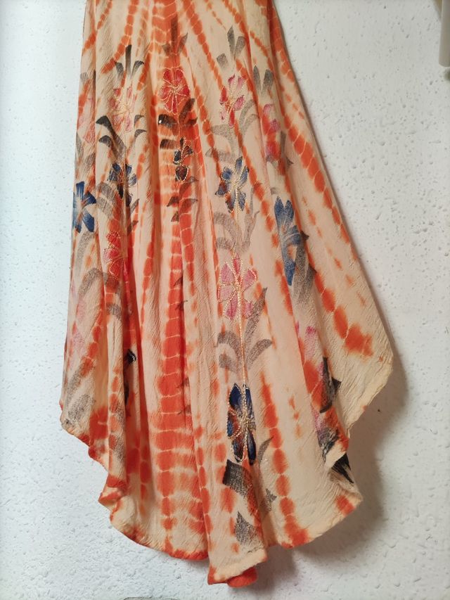 Vestido boho naranja - India