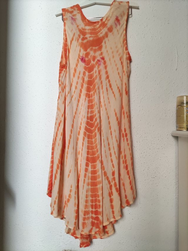 Vestido boho naranja - India