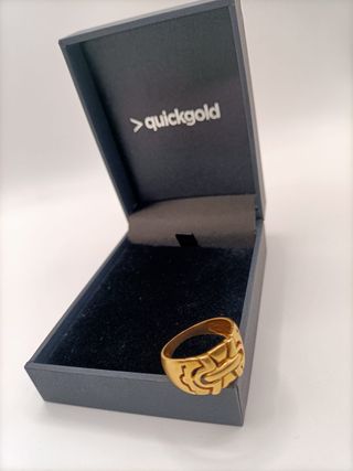 Anillo oro 18k - 3,88gr