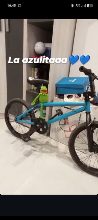 BMX azul - PERFECTA