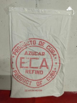 Saco azucar Cuba - funda almohada 