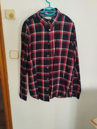 Camisa cuadros Jack&Jones - roja, azul