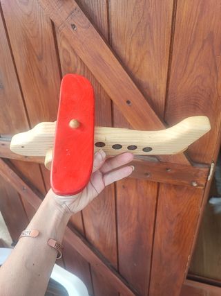 Avioneta madera juguete