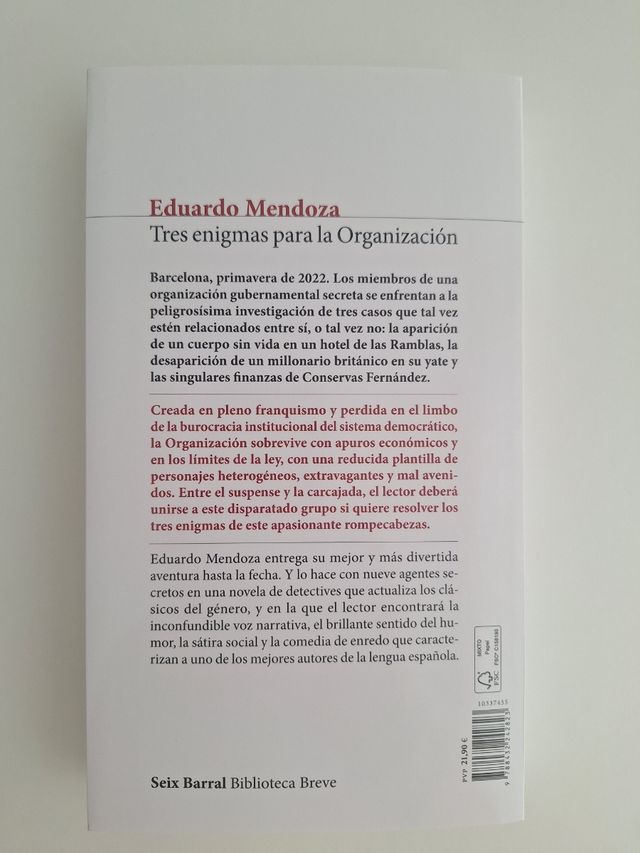 Tres enigmas para la Organización