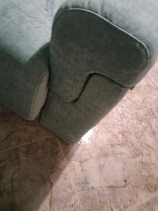 Sofá tela turquesa nuevo a estrenar 