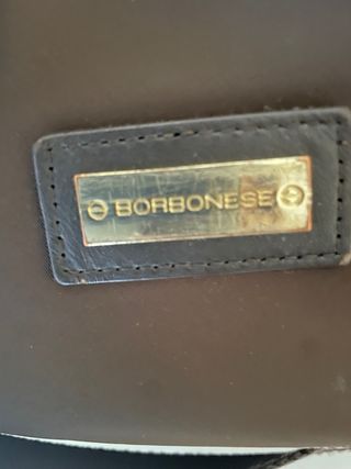 Borbonese - Borsa a mezza luna marrone