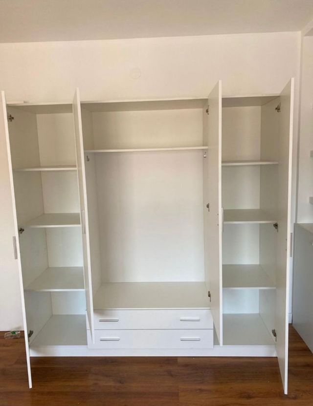 Armario de 4 Puertas 200cm x 200cm 3 COLORES!