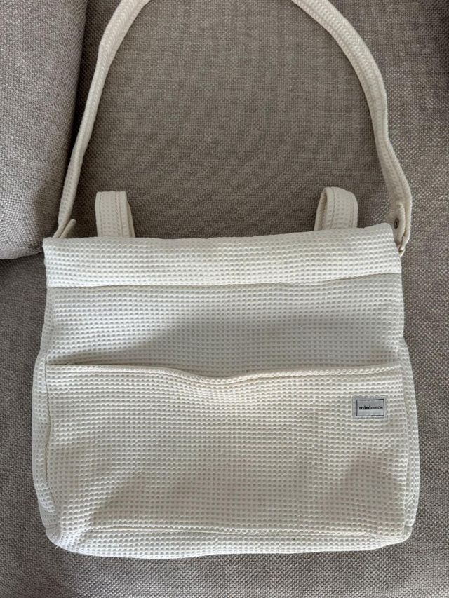 Bolso bebé Minicoton.
Minicoton bolsa Icon crudo