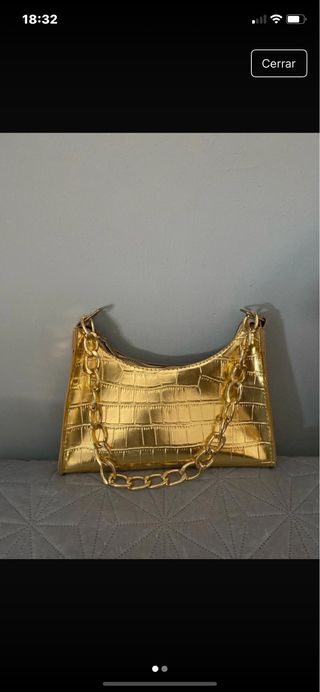 Bolso dorado | bandolera