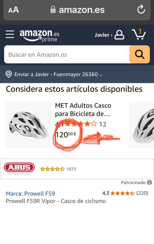 Casco PROWELL (56-61 cm) Reflective NiteSafe