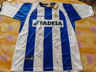 Camiseta firmada Deportivo Coruña 04/05  oficial 
