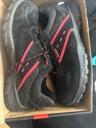 Zapatos seguridad S3 - negros/rojos