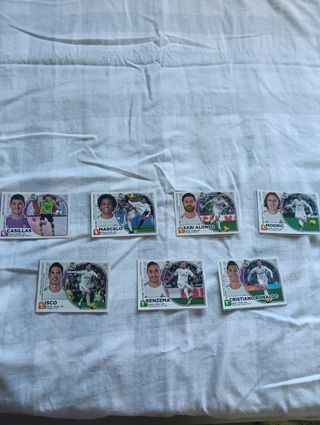 Set de cromos del Real Madrid