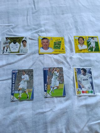 Set de cromos del Real Madrid