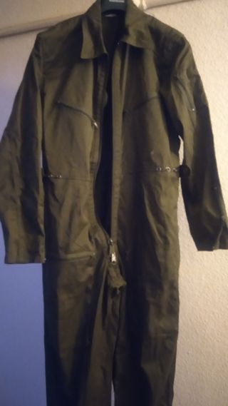 Mono vuelo militar vintage algodón y polyester