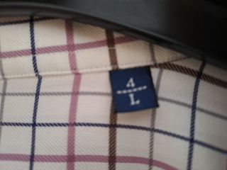 Camisa Burberry manga larga de cuadros T.4 (L)