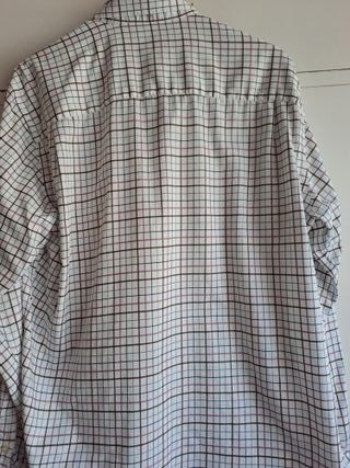 Camisa Burberry manga larga de cuadros T.4 (L)