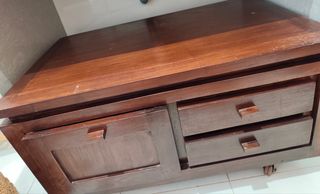 Mueble madera con ruedas - Banak