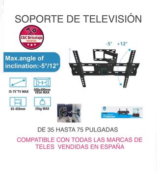 Parkside Soporte TV 35-75" - Inclinación