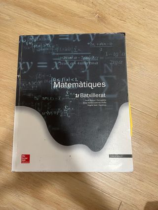 Matemàtiques 1r Batxillerat