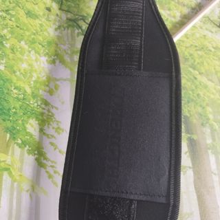 Cinturón lumbar musculacion halterofilia negro