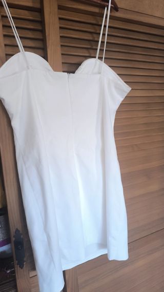 Vestido Zara blanco XXL - elegante